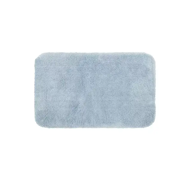 Nestwell™ Soft Plush 17" x 24" Bath Rug in Blue Fog
