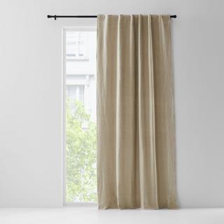European Flax Certified Linen Window Curtain Panel