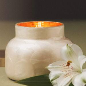 Capri Blue Volcano Capiz Jar Candle​