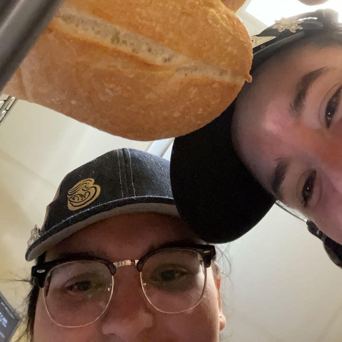 Our first photo together