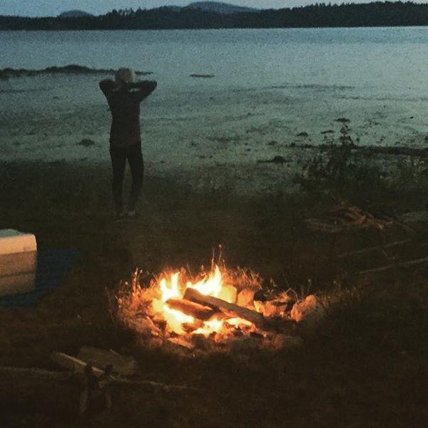 Steph's first [gl]amping experience- Winter Harbor, ME - 2016