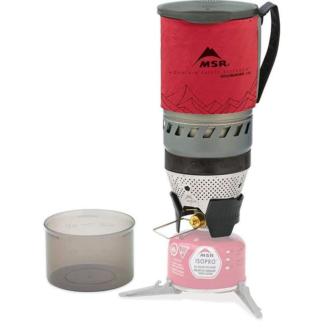 MSR WindBurner Personal Stove System for Fast Boiling Fuel-Efficient Cooking for Backpacking, Solo Travelers, and Minimalist Trips