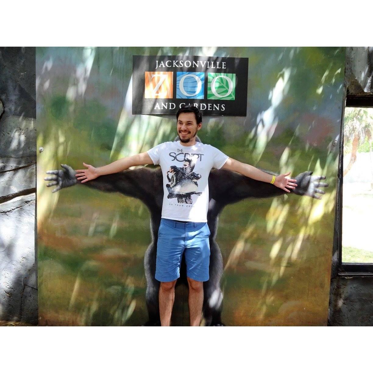 Tim at the Jacksonville Zoo and Gardens which we are proud members of!