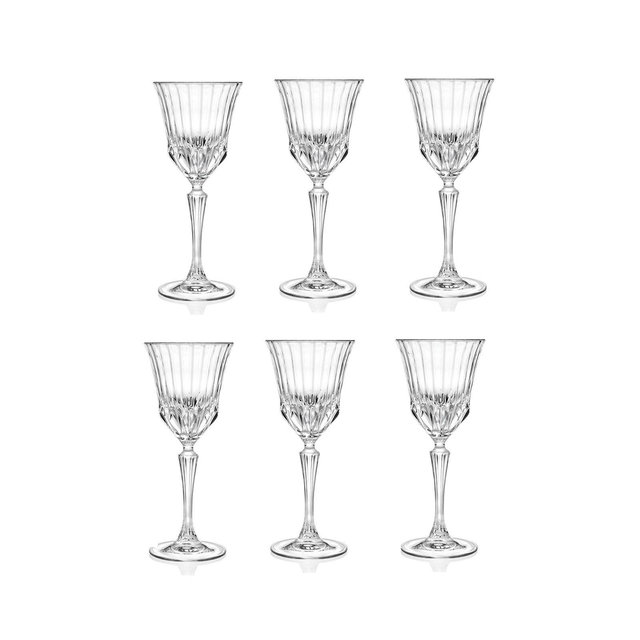 Lorren Home Trends RCR Adagio Crystal Water Glasses, Set of 6