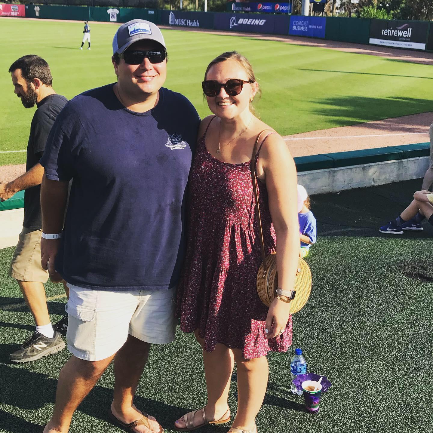Fun night at the River Dogs game!