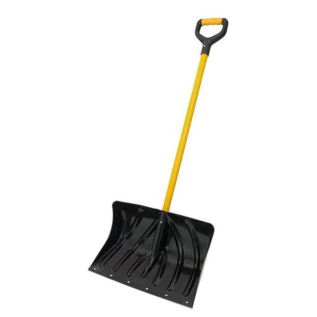 Suncast SCF2950 20-Inch Snow Shovel/Pusher Combo with Fiberglass D-Grip Handle And Wear Strip