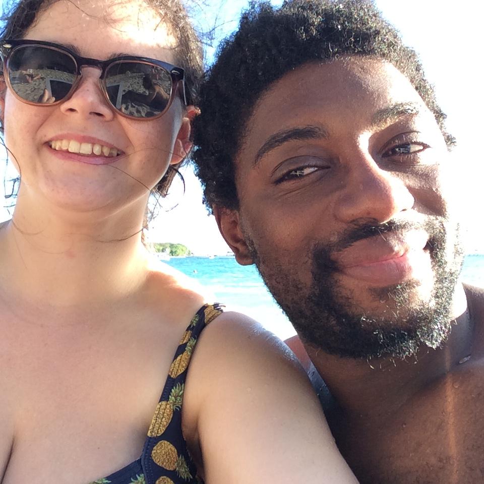 Our first trip to Guadeloupe together in January 2017