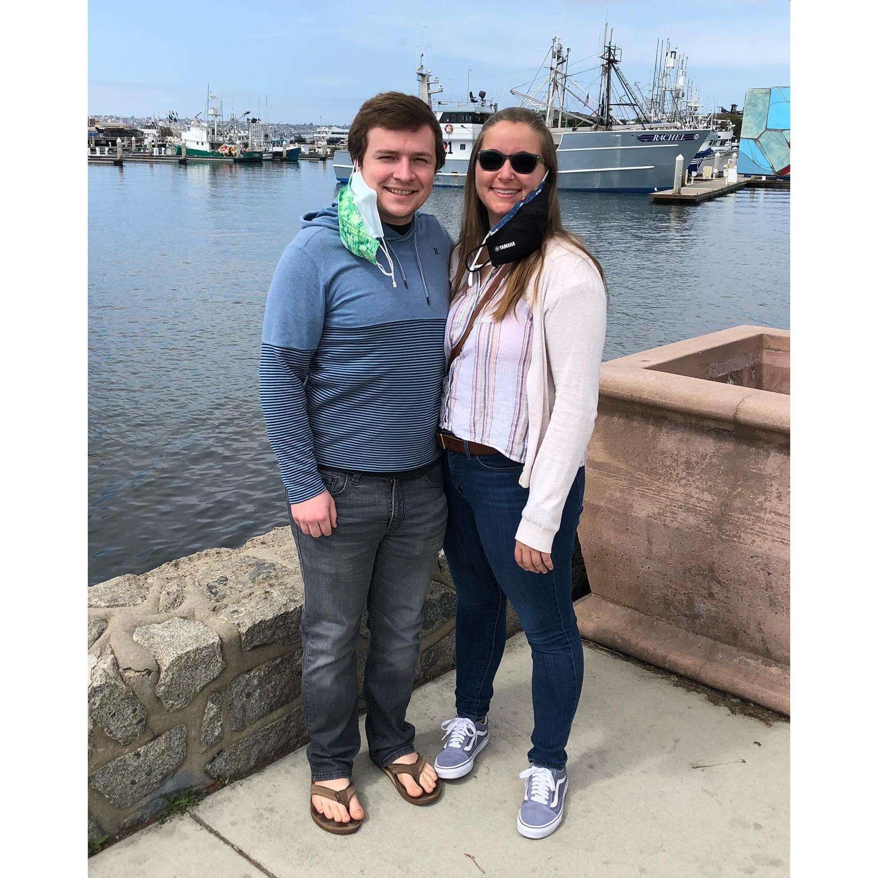 Amanda's dad took this photo at Seaport Village. It was the day we moved in together!