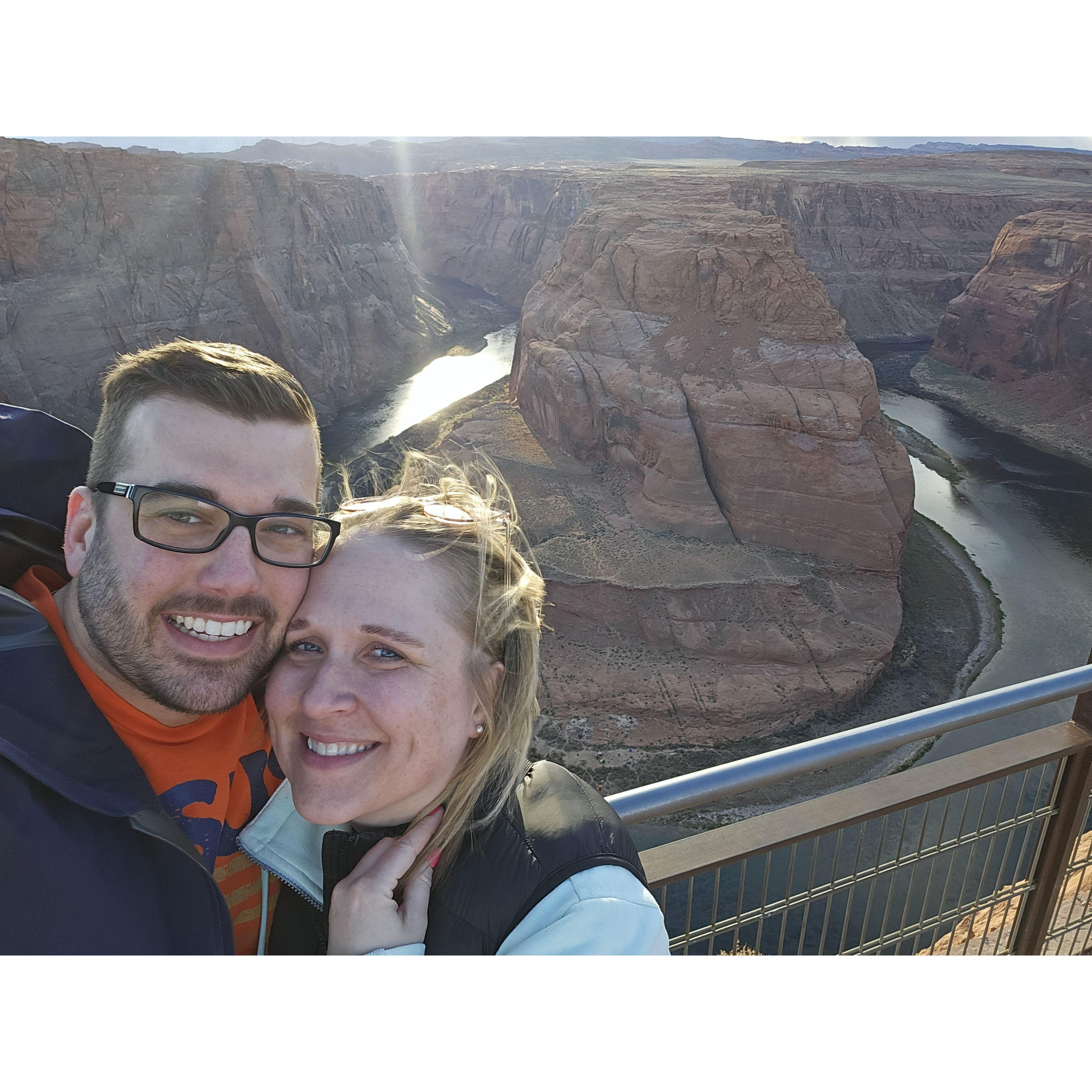 Horseshoe Bend In AZ In March