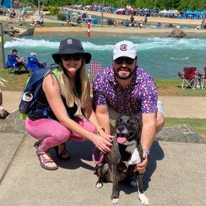 This is our dog Oakley that we rescued off the street in Columbia, SC!
