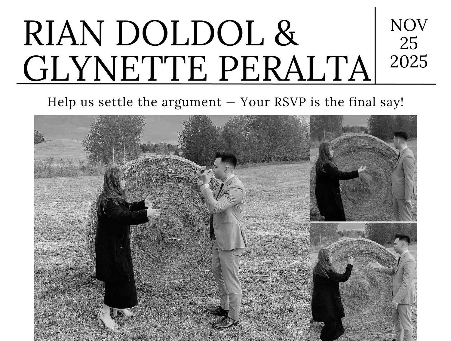 The Wedding Website of Glynette Peralta and Rian Doldol