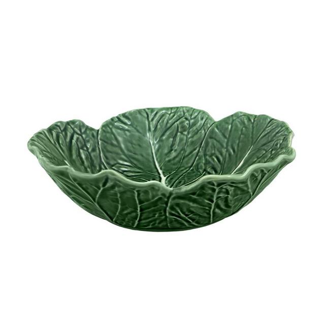 Bordallo Pinheiro Cabbage Serving Bowl, 57 oz, Green