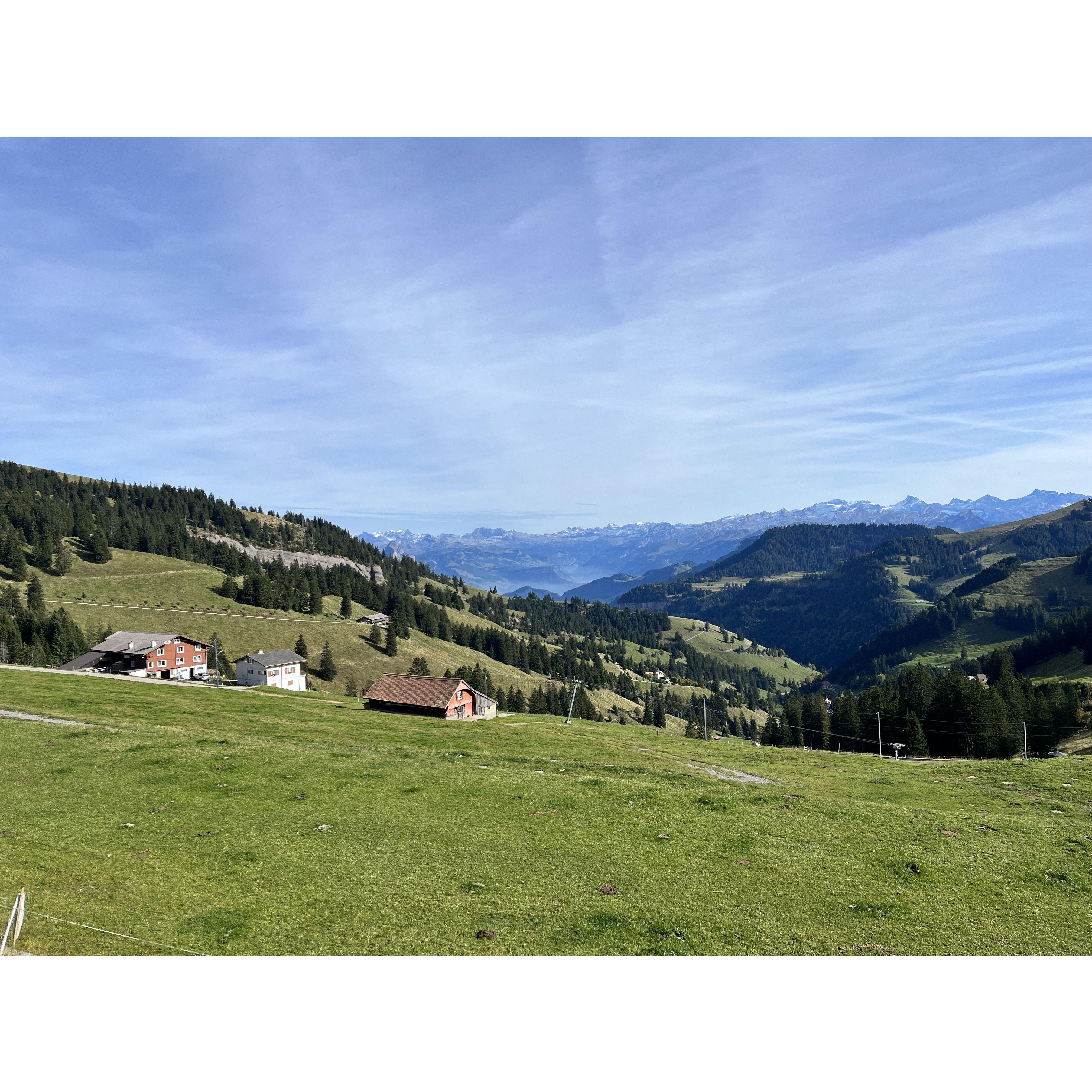 Hike on Mount Rigi ... cue the Sound of Music soundtrack