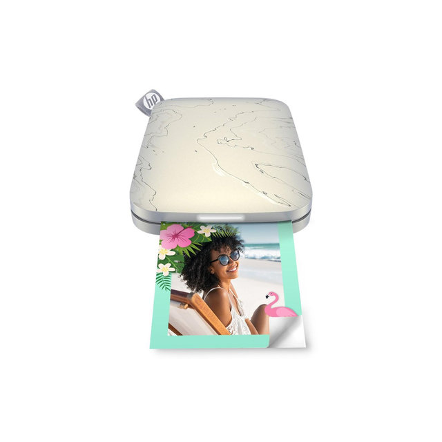 HP Sprocket Select Portable 2.3x3.4" Instant Photo Printer Print Pictures on Zink Sticky-Backed Paper from your iOS & Android Device.