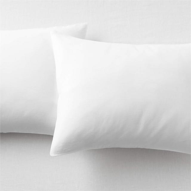 Linen White Standard Pillowcases Set of 2
