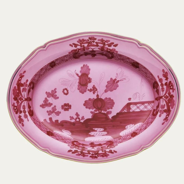 Oriente Italiano Oval Platter, Porpora