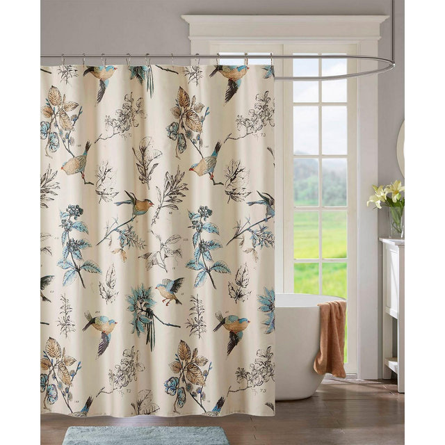 Madison Park Quincy Cotton Shower Curtain, 72" x 72"