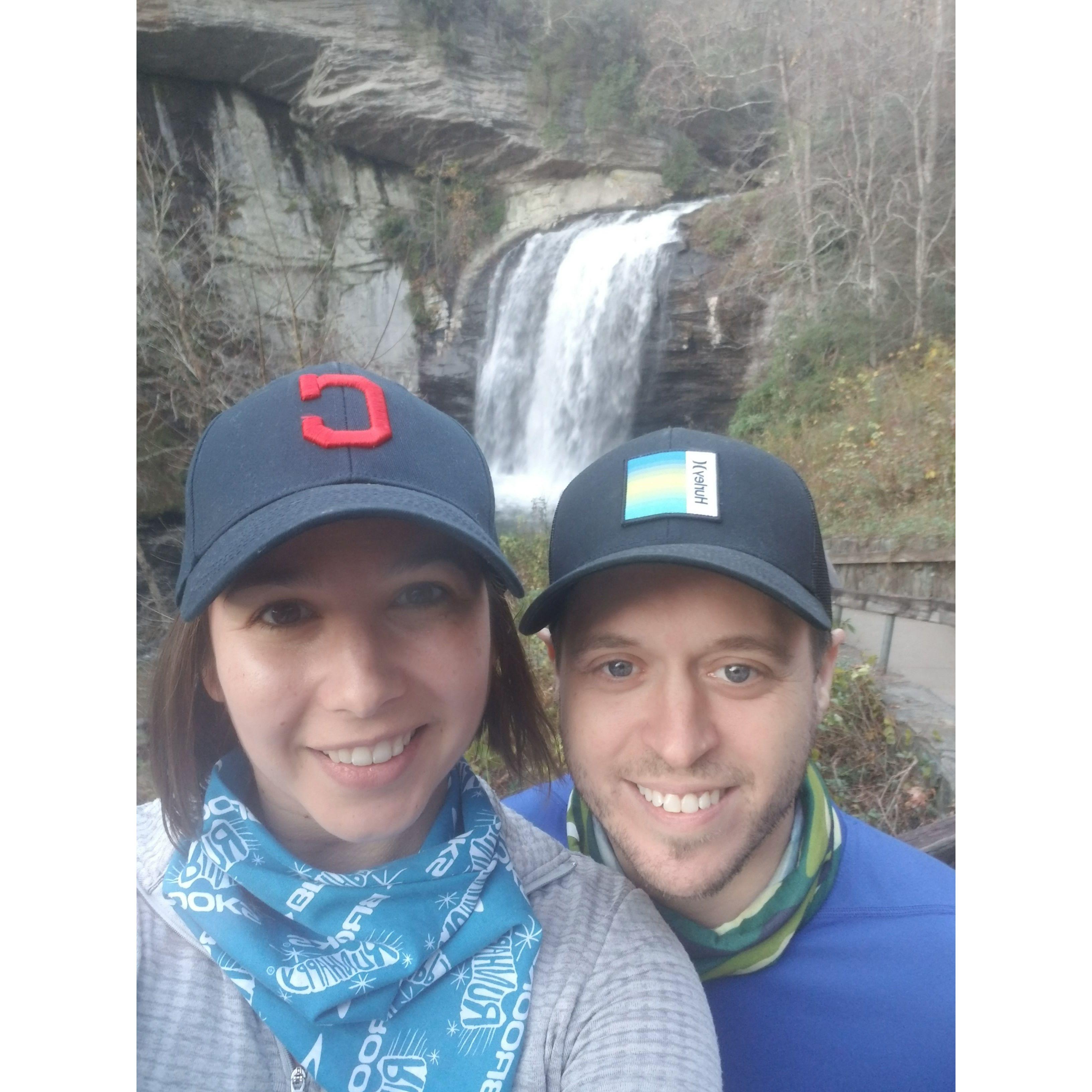 Our first trip together, to Asheville, NC in November 2020.