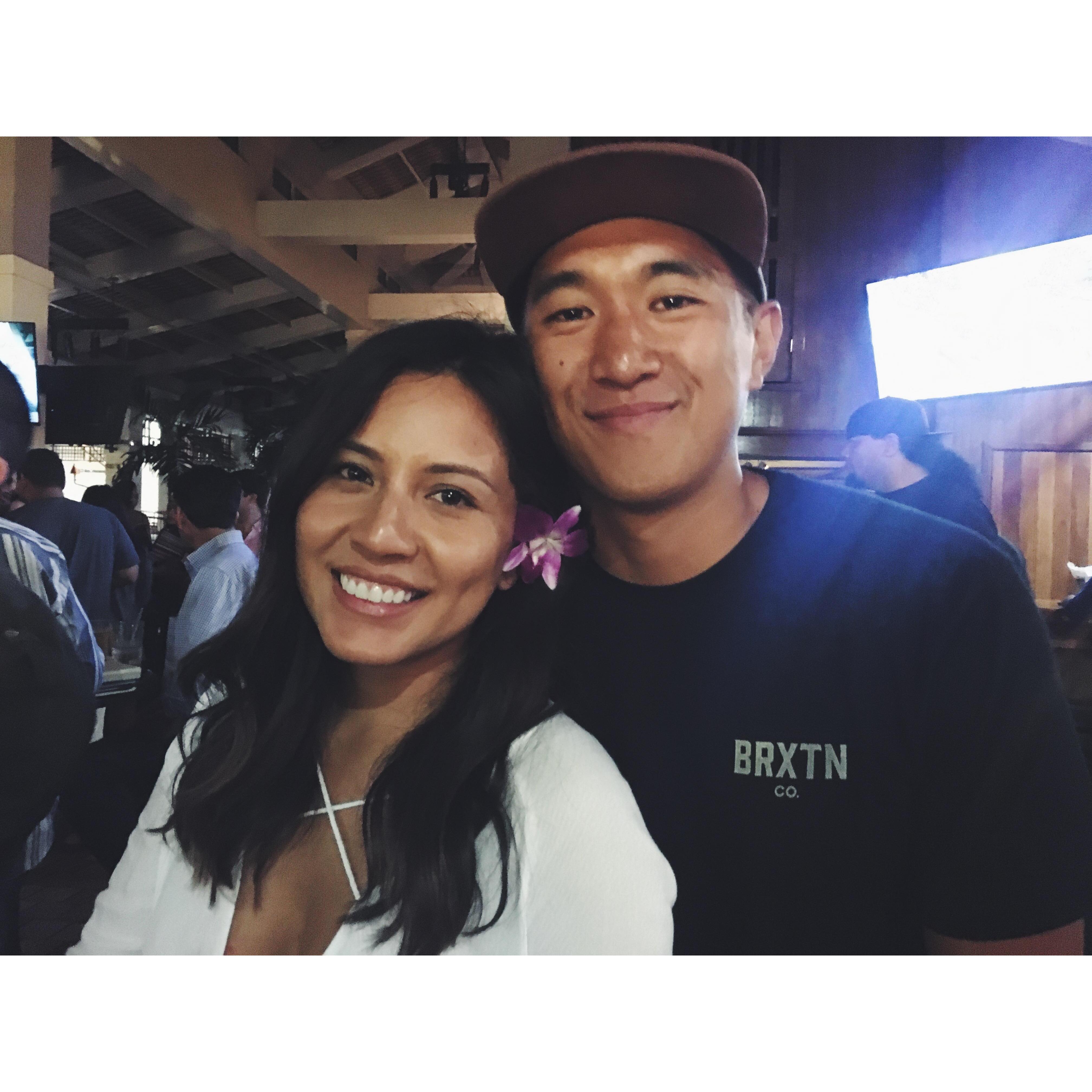 Oahu, Hawaii - first place we got to call home together.
