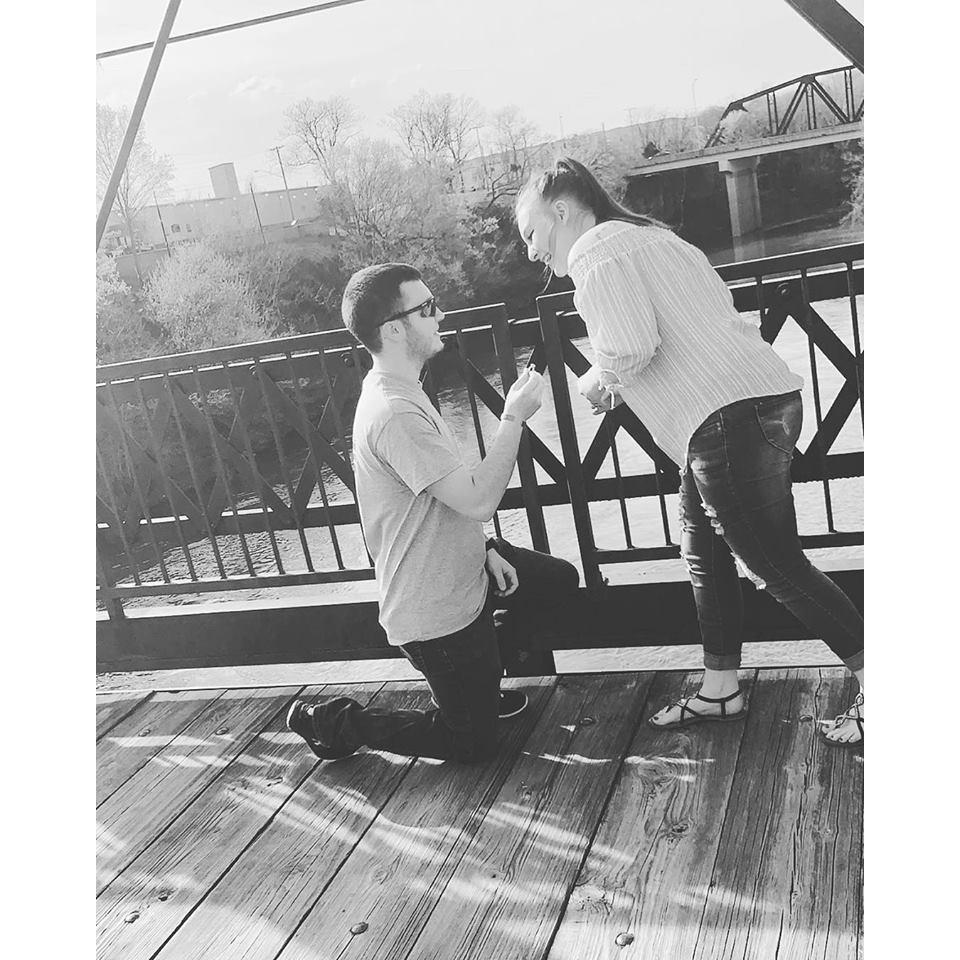 Our engagement day.