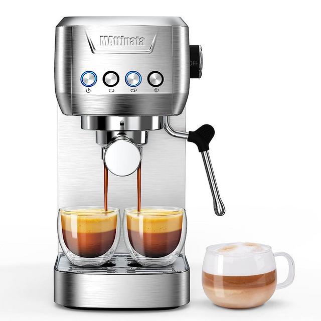 MAttinata Espresso Machine, Professional 20 Bar Espresso Maker with Milk Frother and Steamer, Stainless Steel Coffee Maker for Home Latte Cappuccino for Cappuccino Latte Gifts