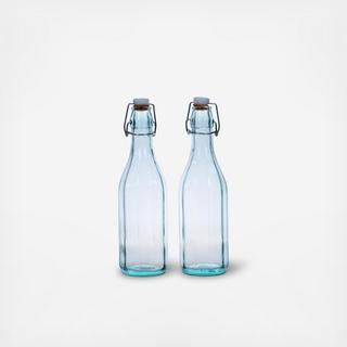Faceted Bottle, Set of 2