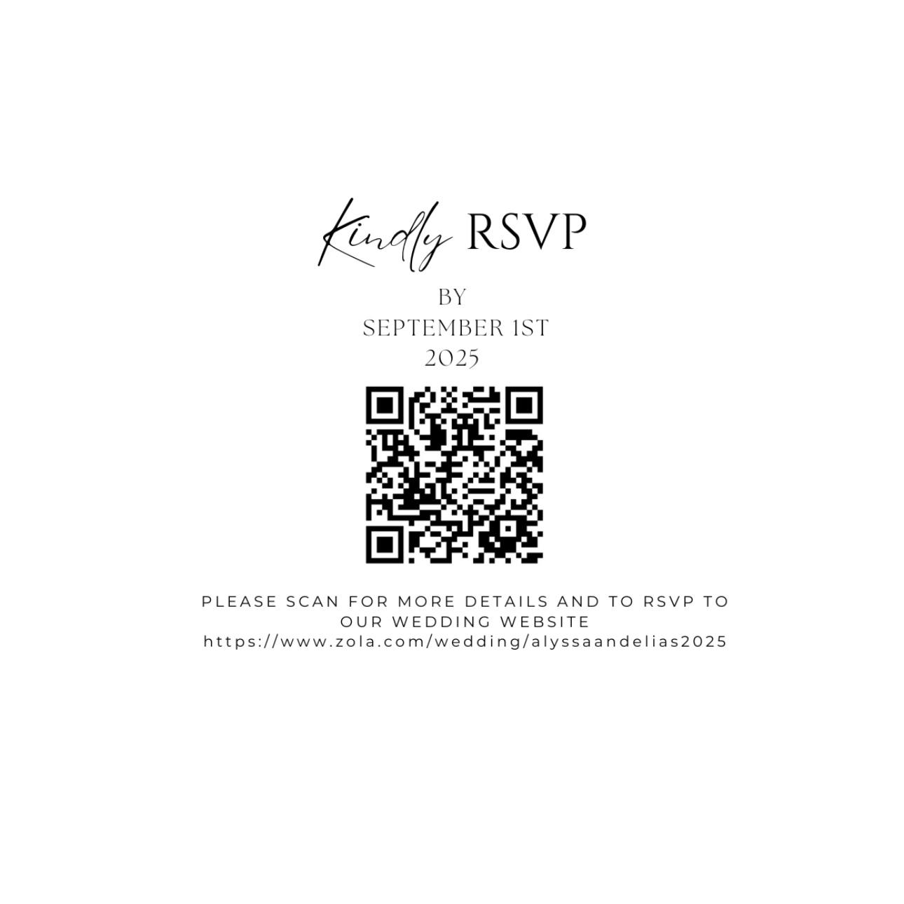 RSVP by September 1st