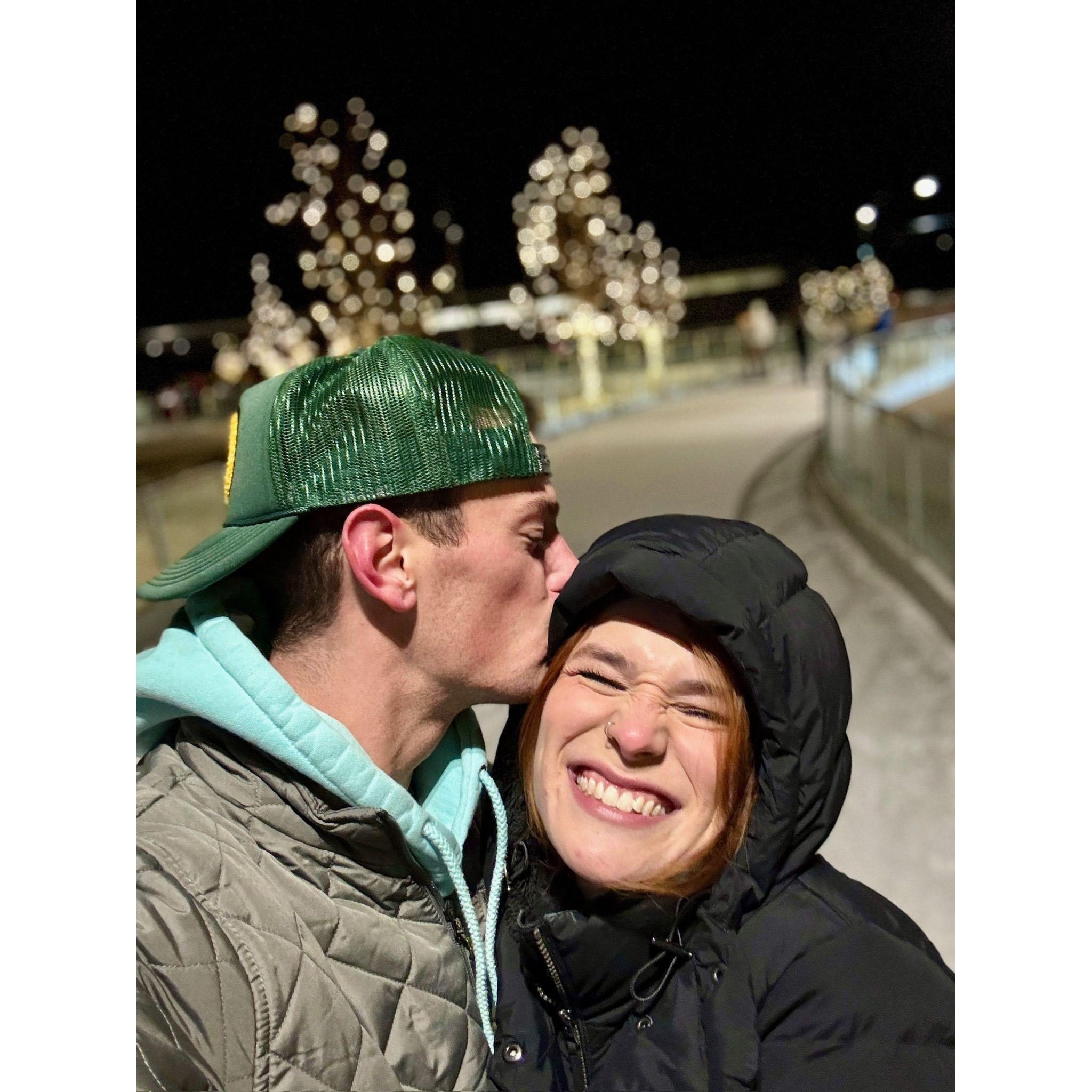 Ice skating date!