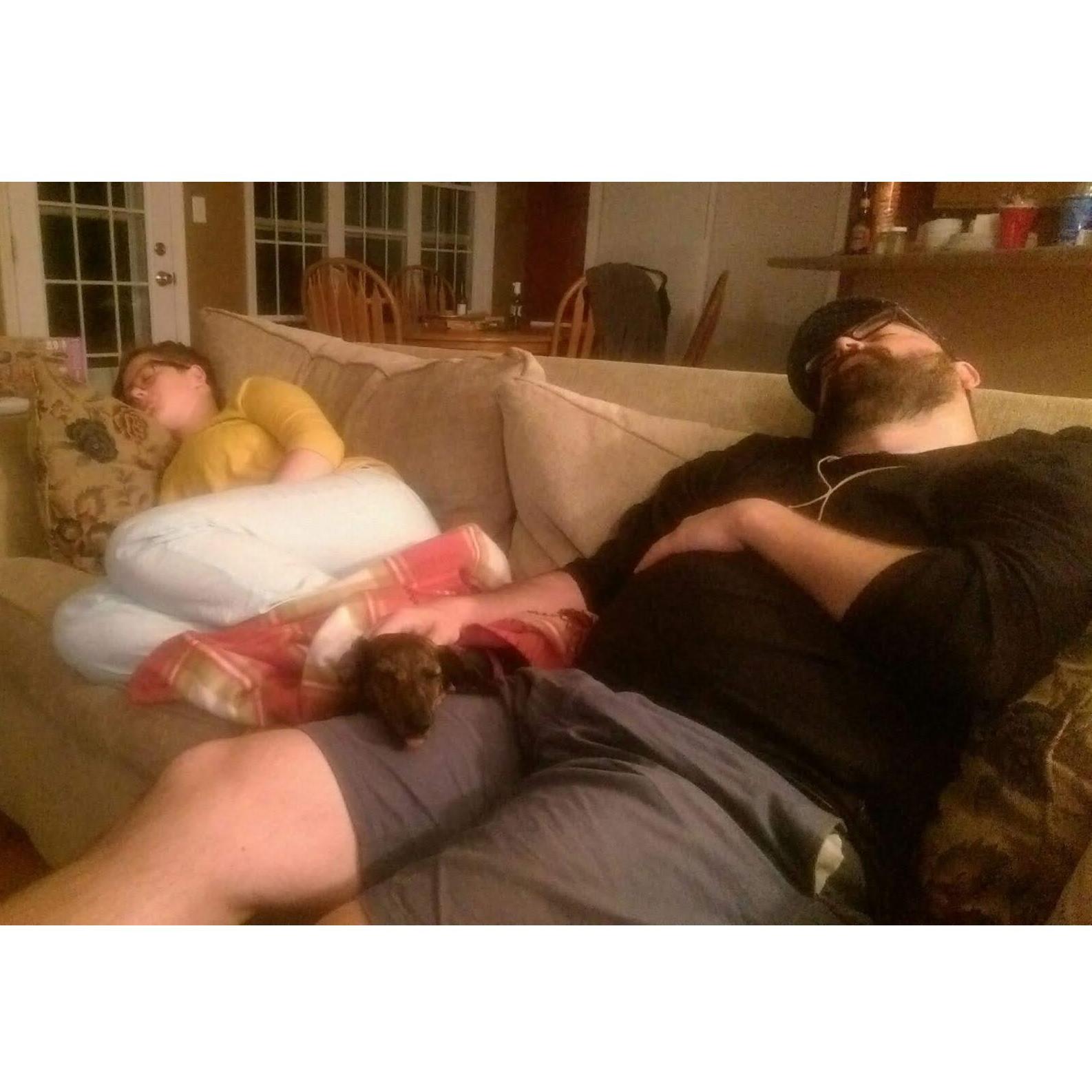 sleeping in Lake Carroll, IL