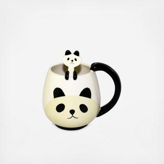 Panda 2-Piece Mug & Spoon Set