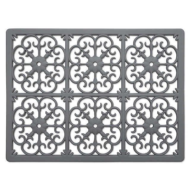 gasaré, Giant, Extra Thick, Trivet for Hot Dishes, Pots, Baking Sheets, and Serving Dishes, Silicone Trivet, Heat Resistant, Dishwasher Safe, for Kitchen Counters and Dining Tables, 16 x 12 x 3/8 in