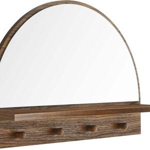 Modway EEI-6350-WAL Moonbeam Arched Mirror, Walnut