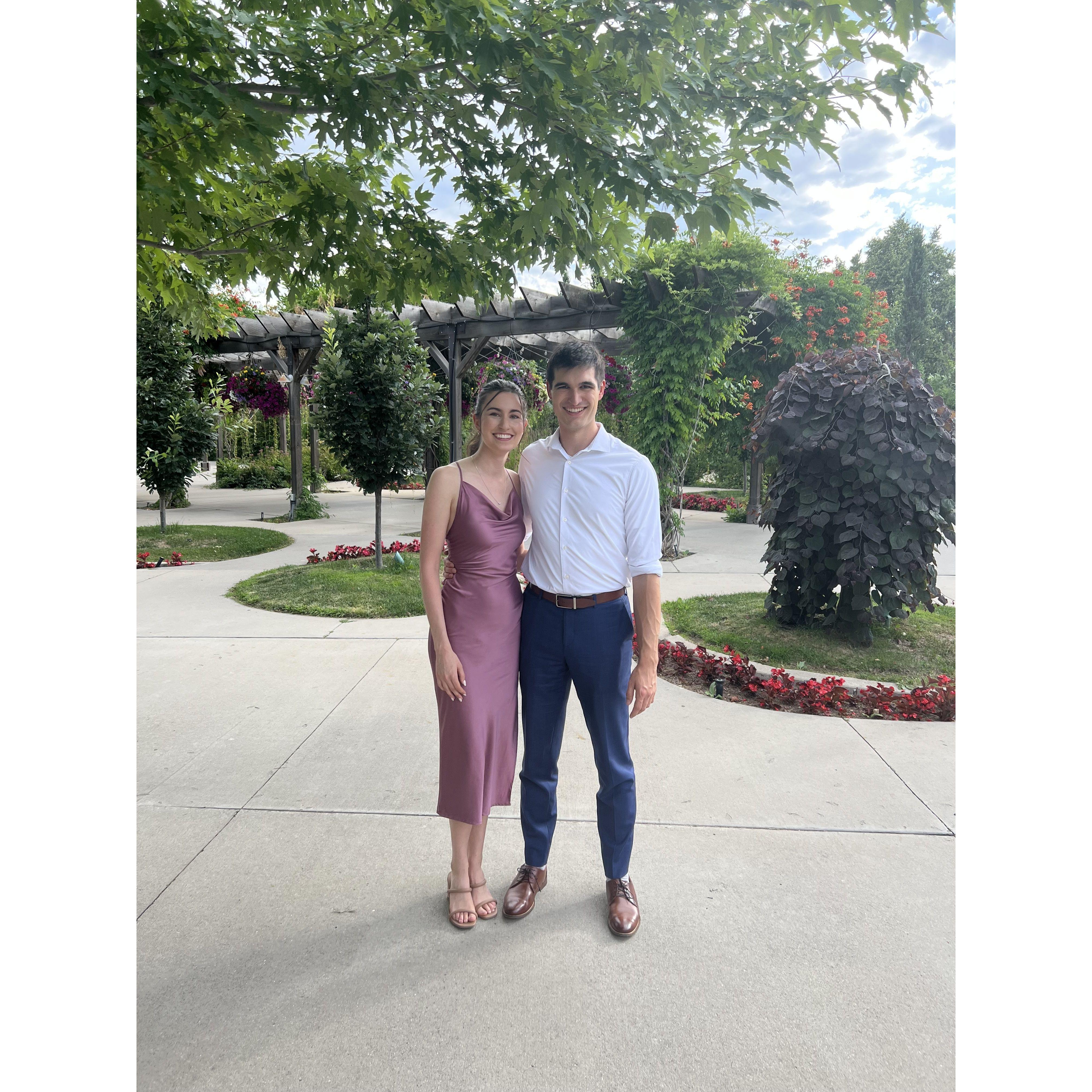 At Siri and Zack's wedding this summer