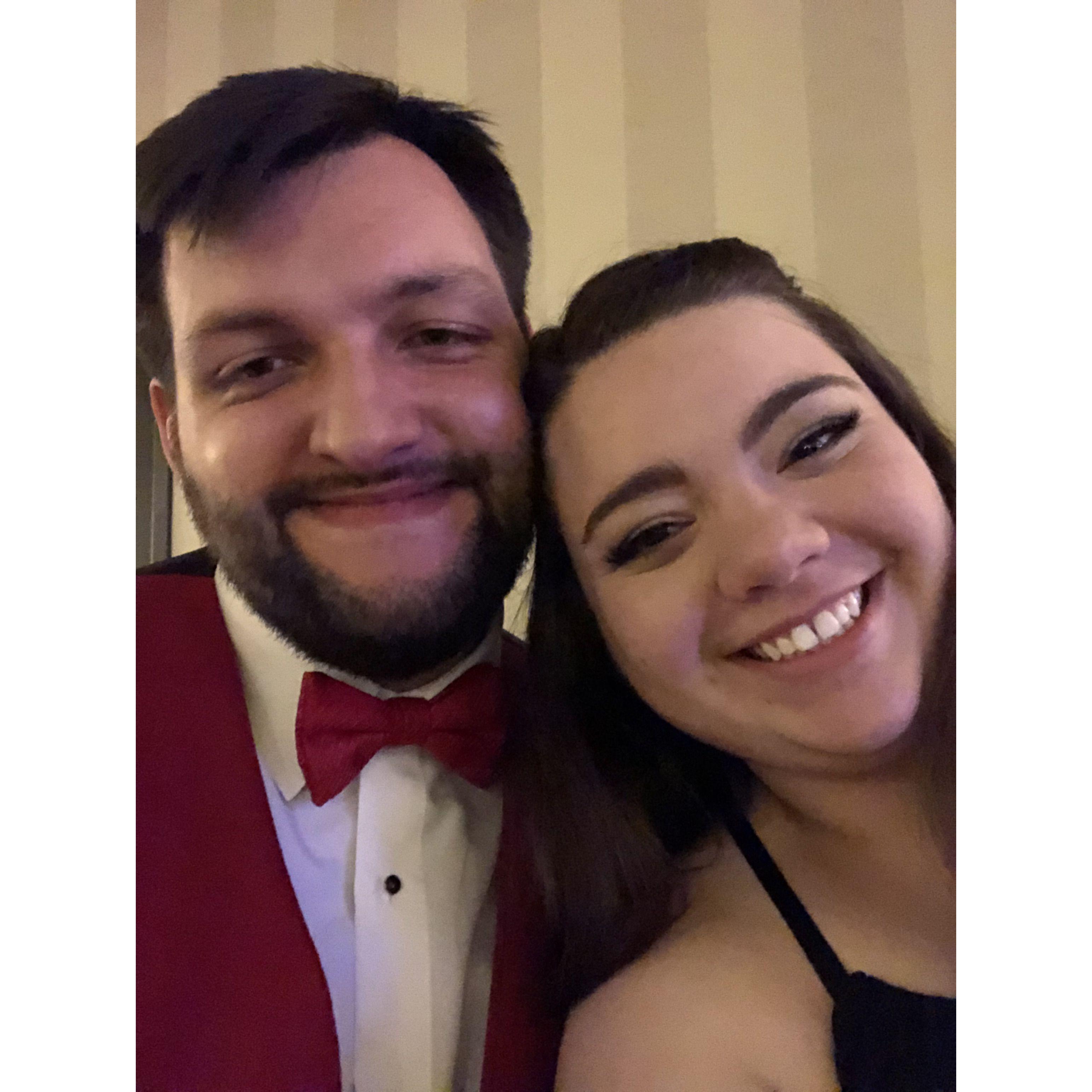 A lil drunk at our best friends wedding :P