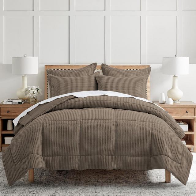 Mills Waffle Latte Full/Queen Comforter Set - Levtex Home
