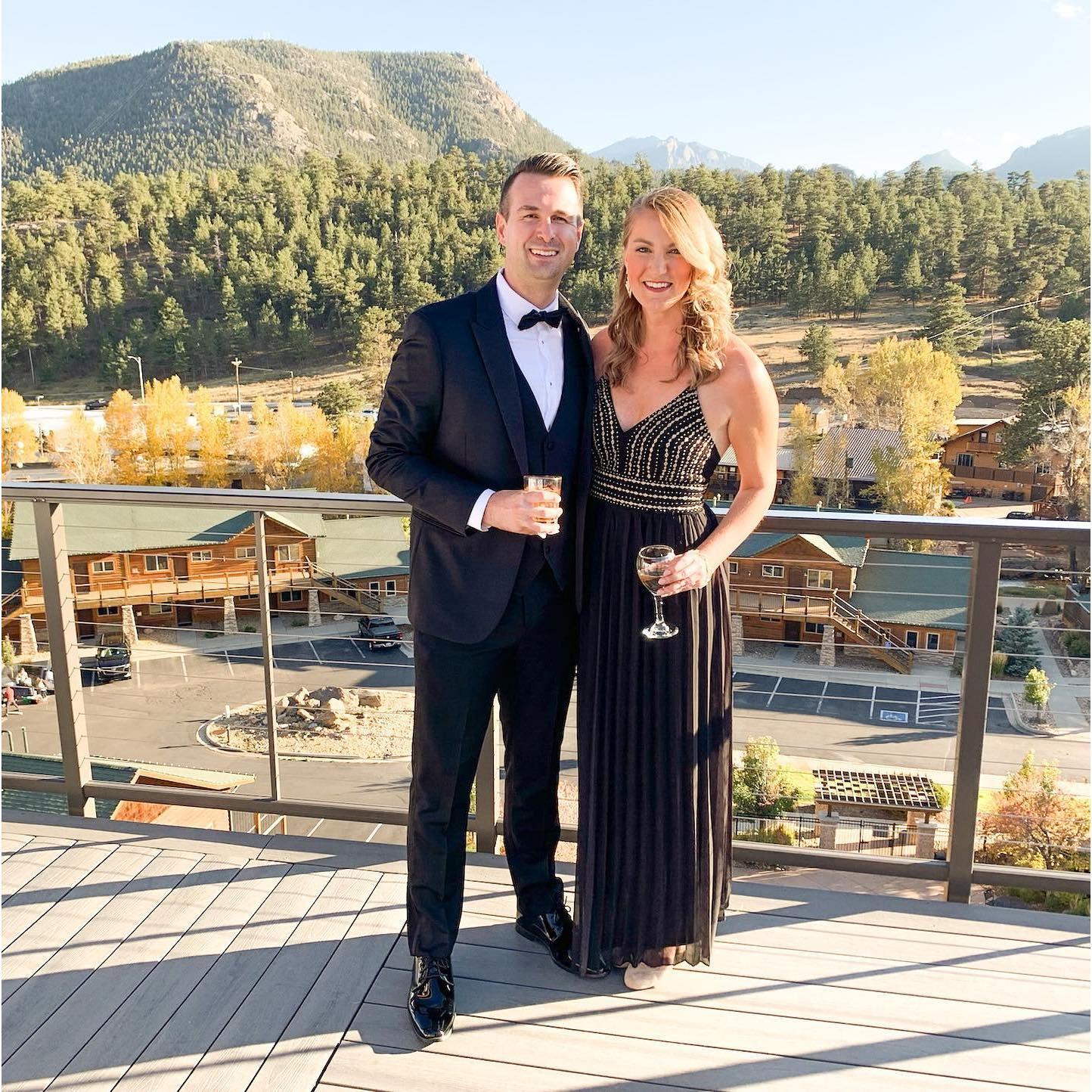 Jack was the Best Man for his groomsman, Sean, at his wedding in Estes Park, CO. Such a beautiful event!
