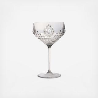 Baroque Acrylic Cocktail Glass, Set of 6