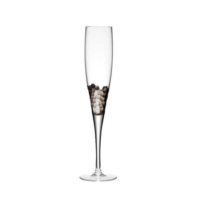 Paillette Champagne Flute In Platinum