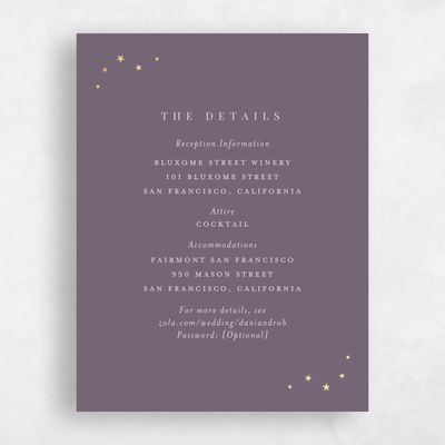 Multi-Colored Wedding Enclosure - Emery Foil