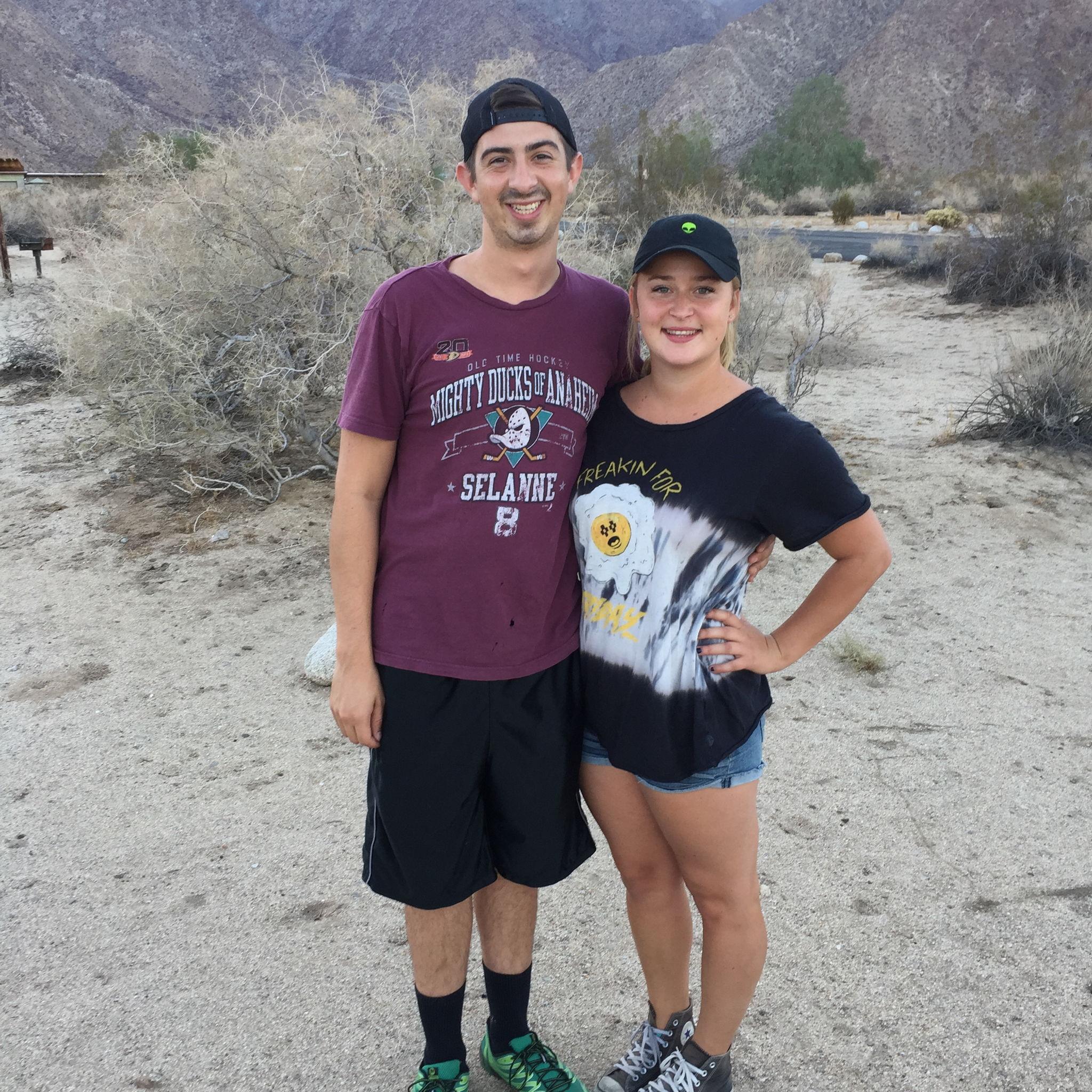 Our first camping trip together.