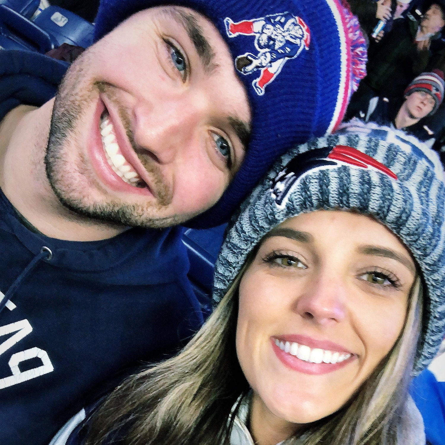 2018 was the year we attended our first Patriots game together.