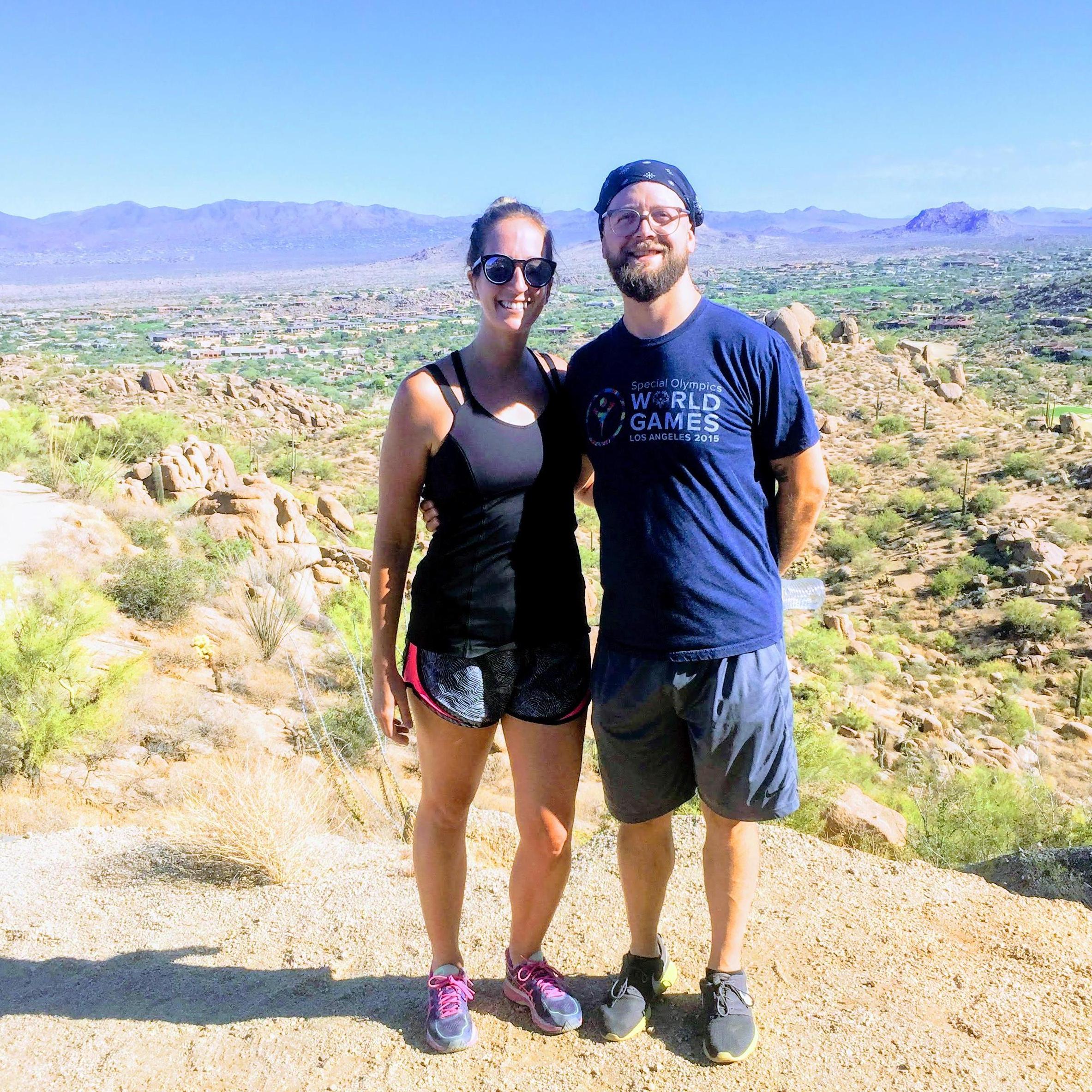 Hiking in AZ.