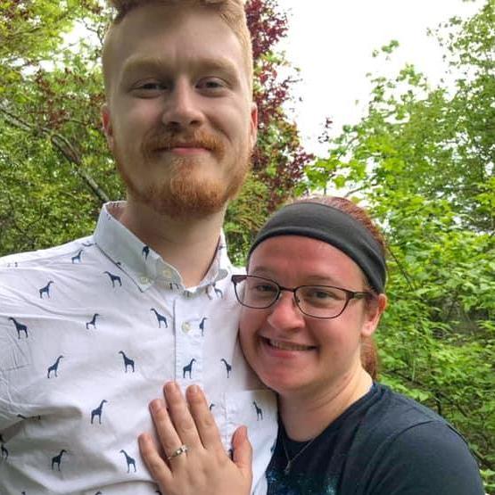 Right after we got engaged in the gardens of Versailles, May 2019