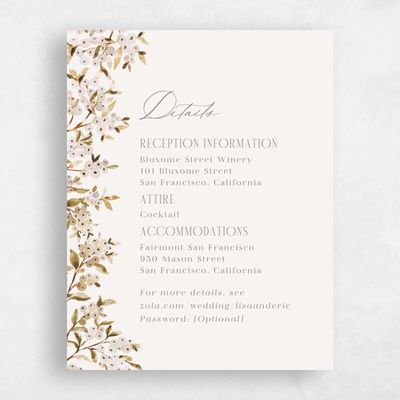 Taupe, Beige Wedding Enclosure - Allegra