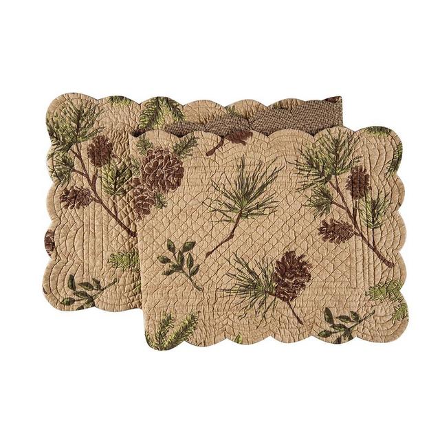 C&F Home 14" x 51" Woodland Retreat Quilted Reversible Cotton Table Runner Fall Harvest Autumn Winter Pinecone Rustic Cabin Lodge Dinner Dining Kitchen Tabletop Tablerunner Décor Decoration Table