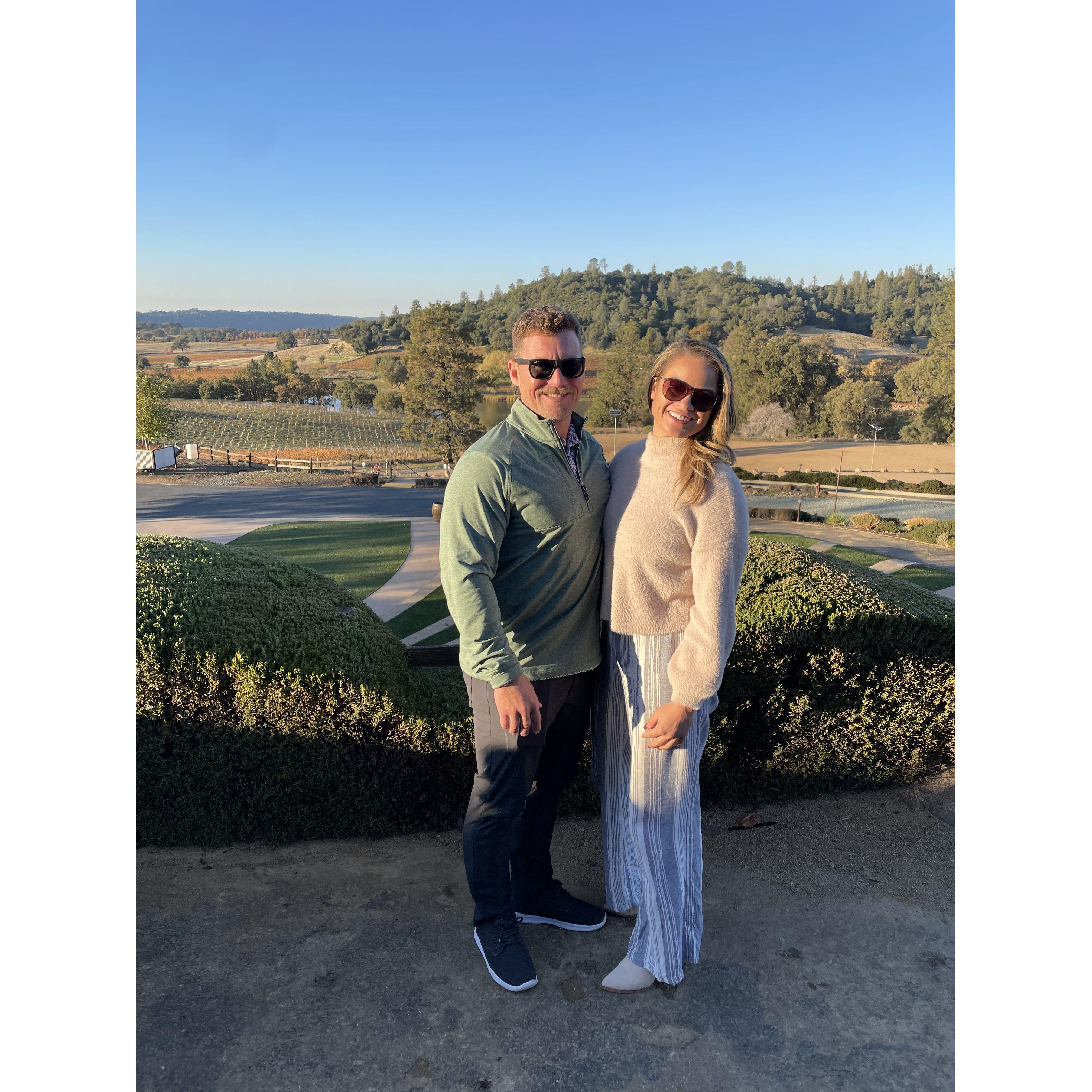 Wine tasting in CA