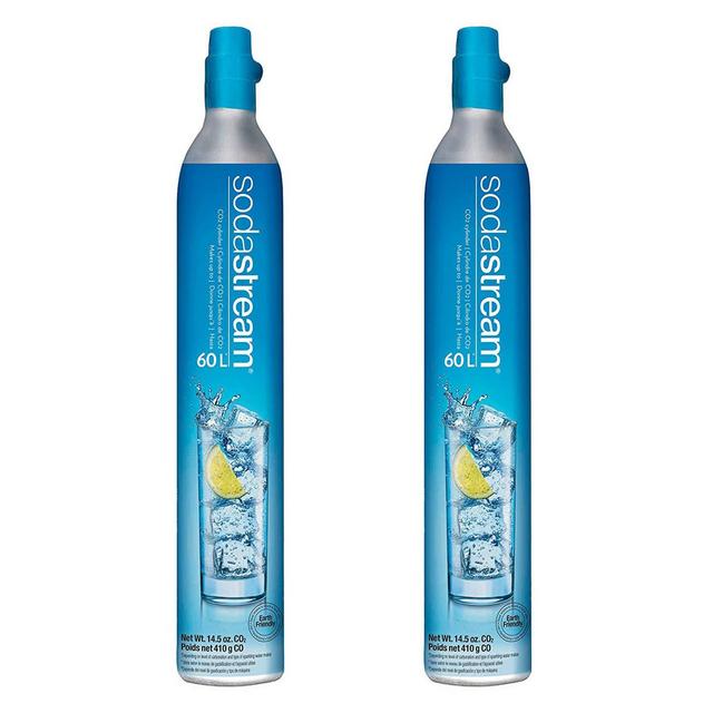 Sodastream 60L Co2 Carbonator, 14.5oz, Set of 2