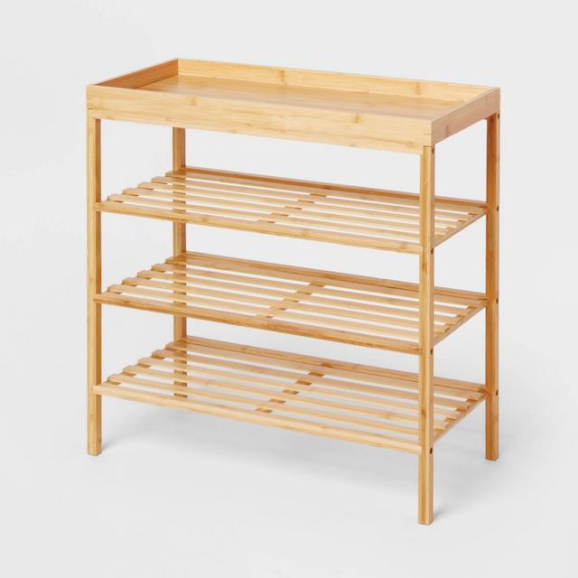 4 Tier Bamboo Shoe Rack - Brightroom™