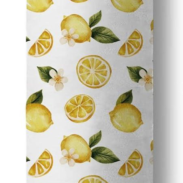 DDBASKET Funny Lemon Plastic Bag Holder, Reusable Grocery Bag Organizer Wall Mount,Cute Lemons Kitchen Décor, Gifts for Women.（Lemon）