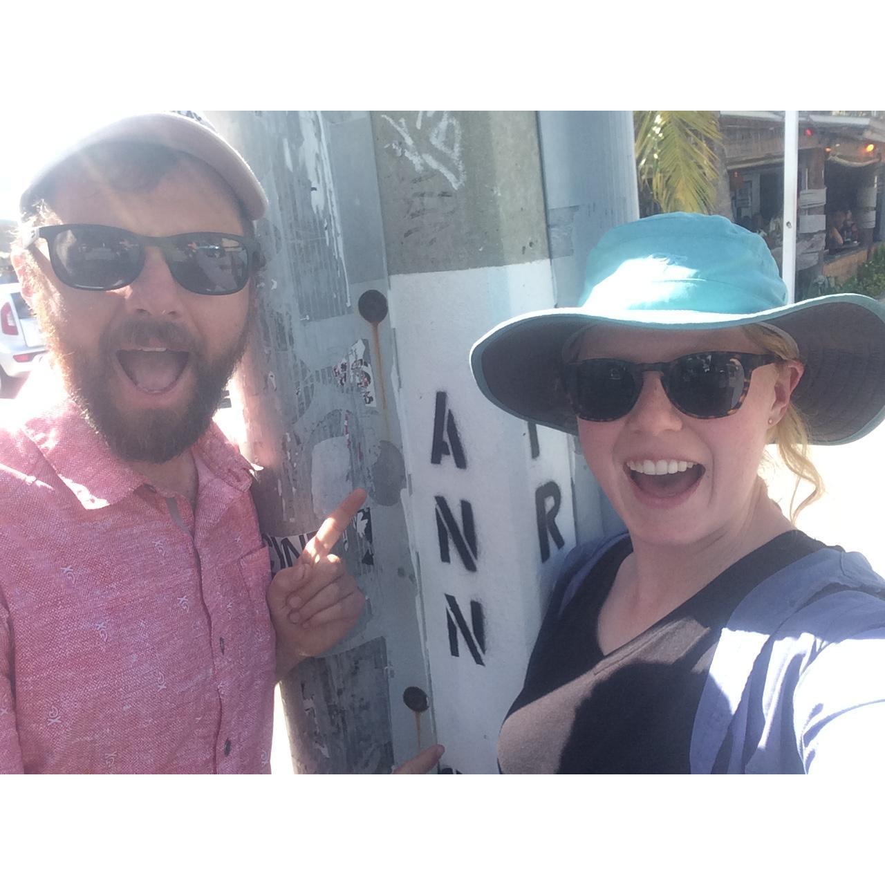 The most important street in Key West... after we dropped our bikes off at the end of our (Ann’s first ever) bike tour.